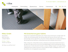 Tablet Screenshot of miltex.de